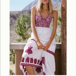 Manuela embroidered dress-worn once